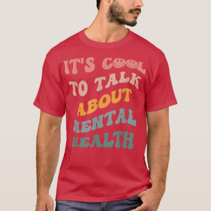 Funny Mental Health Awareness Month Retro Motivati T-shirt