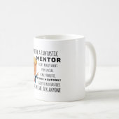Funny Mentor Birthday Best Gift Koffiemok (Voorkant rechts)