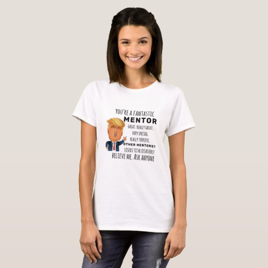 Funny Mentor Birthday Best Gift T-shirt (Voorkant volledig)