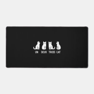 Funny Meow Kat Un Deux Trois Cat Funny Black Cat Bureaumat