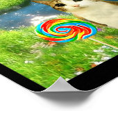 Funny Meowl Meme, Cat Owl Meme Brainrot Gen Alpha  Poster (Hoek)