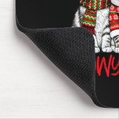 Funny Meowy Catmas Christmas Cats Ugly Sweater Gra Muismat (Hoek)