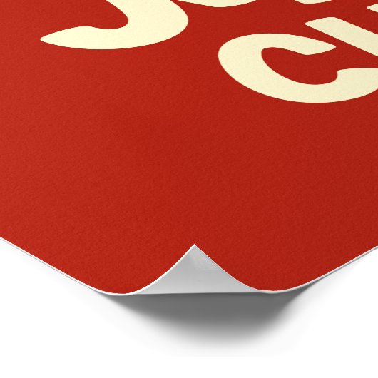 Funny Meowy Kerstmis - Rumpy Tuxedo kat - kerstboo Poster (Hoek)