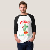 FUNNY MERRY CACTMAS - CACTUS CHRISTMAS FUN T-SHIRT (Voorkant volledig)