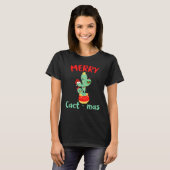 FUNNY MERRY CACTMAS - CACTUS CHRISTMAS FUN T-SHIRT (Voorkant volledig)