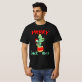 FUNNY MERRY CACTMAS - CACTUS CHRISTMAS FUN T-SHIRT (Voorkant volledig)
