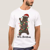 Funny Merry Christmas Beer T-shirt (Voorkant)