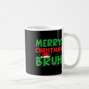 Funny Merry Christmas Bruh Meme Funny Gezegde Boys Koffiemok