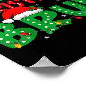 Funny Merry Christmas Bruh Meme Funny Gezegde Boys Poster (Hoek)