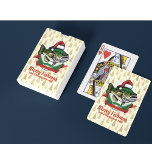 Funny Merry Christmas Fishmas Vist Santa Fish Pokerkaarten<br><div class="desc">Introductie van de "Merry Fishmas and a Happy New Reel" Geviste speelkaarten - Speel Kaarten in stijl dit vakantieseizoen of het nu gaat om vissen, euchre of poker! Vier de mooiste tijd van het jaar met onze "Merry Fishmas and a Happy New Reel" Gevist speelkaarten, ze maken een geweldige kousenvulling...</div>