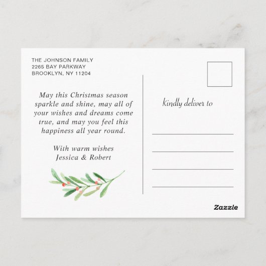 Funny Merry Christmas Three Kings Briefkaart (Achterkant)