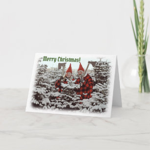 Funny Merry Christmas Wenskaart! Kaart