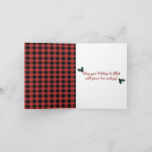 Funny "Merry Christus Mask" Modern Feestdagen Kaart (Binnen)