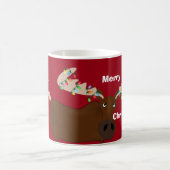 Funny Merry ChristusMoose Holiday Mok (Center)