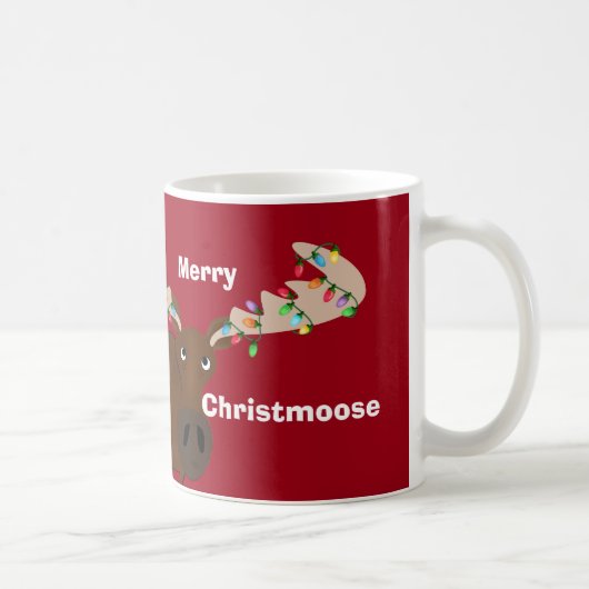 Funny Merry ChristusMoose Holiday Mok (Rechts)