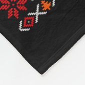 Funny Merry Fishmas B Fishing Christmas Ugly Sweat Fleece Deken (Hoek)