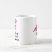 Funny Merry Flockin Kerstmis Flamingo Koffiemok (Center)