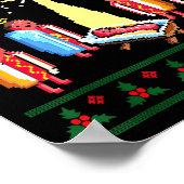 Funny Merry Glizzmas Hot Dogs Family Group Ugly Ch Poster (Hoek)