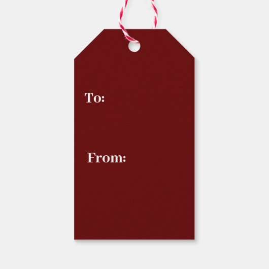 Funny Merry kerstcompracy Theory Gift Labels Cadeaulabel (Achterkant)