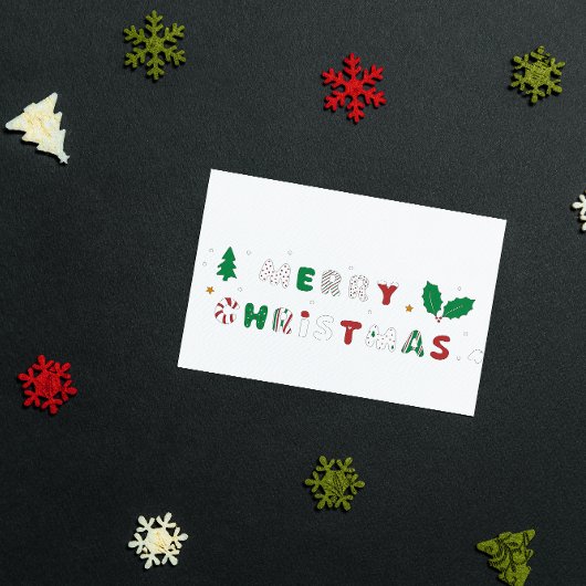 Funny Merry Kerstfeestay Briefkaart