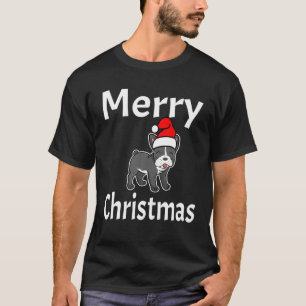 Funny Merry KerstFrench Bulldog Hondenliefhebber A T-shirt