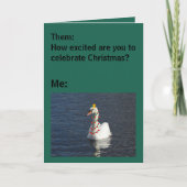 Funny Merry-kerstkaartje Kaart (Voorkant)