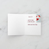 Funny Merry-kerstkaartjes voor kerstman Kaart (Binnen)