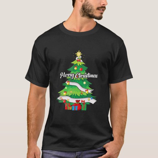Funny Merry Kerstmis 2021 Tree Ornament Mannen Wom T-shirt (Voorkant)