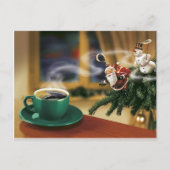 Funny Merry Kerstmis Briefkaart (Voorkant)