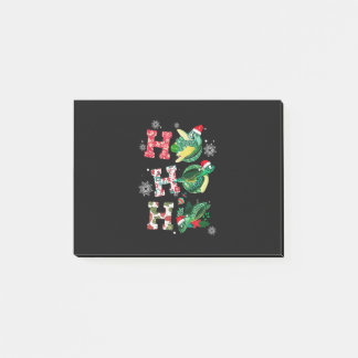 Funny Merry Kerstmis HO HO Turtle Santa Post-it® Notes