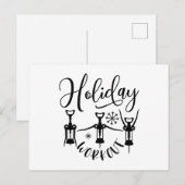 Funny Merry Kerstvakanay Workout Feestdagenkaart (Voorkant / Achterkant)