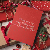 Funny Merry Pet Cute Dog-kerstfeestkaart Feestdagenkaart