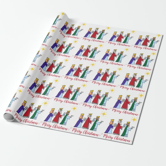 Funny Merry Quarantine Kerstmis 2021 Drie Kings Cadeaupapier (Uitgerold)