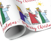 Funny Merry Quarantine Kerstmis 2021 Drie Kings Cadeaupapier (Rol Hoek)