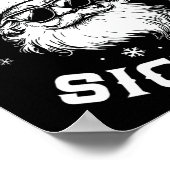 Funny Merry Rizzmas Sigmas Kids Teens School Chris Poster (Hoek)