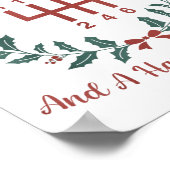 Funny Merry Shiftmas And A Happy New Quote Mechani Poster (Hoek)