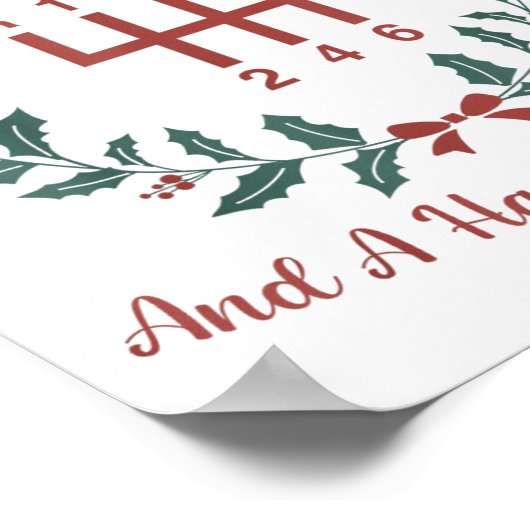 Funny Merry Shiftmas And A Happy New Quote Mechani Poster (Hoek)