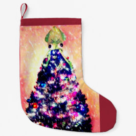 Funny Merry Squidmas Angry Squid Holiday Stocking Kleine Kerstsok