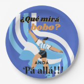 Funny Messi Argentina Que Mira Bobo Papieren Bordje (Voorkant)