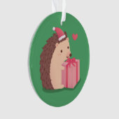 Funny Messy Merry Kerstegel Kinder Room Orn Ornament (voorkant)