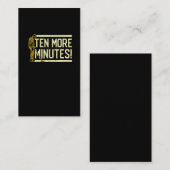 Funny Metal Detasting Hunter Hobby Visitekaartje (Voorkant / Achterkant)