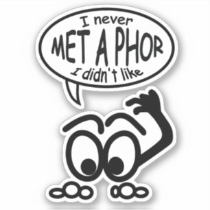 Funny Metaphor Stickman Sticker