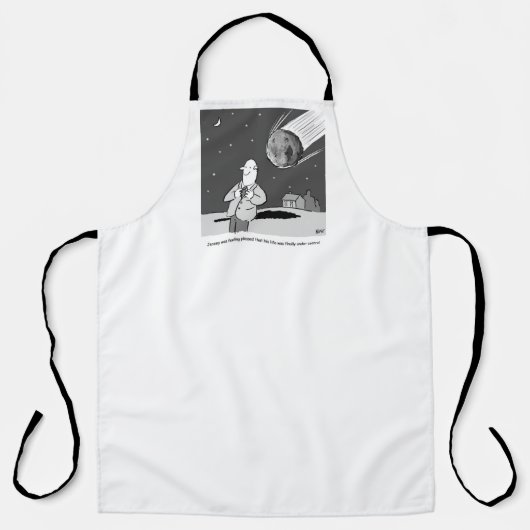 Funny Meteor Hitting Earth Disaster Astronomie Schort (Voorkant)