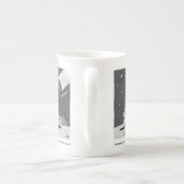 Funny Meteor Hitting Earth Disaster Porselein Kop (Achterkant)