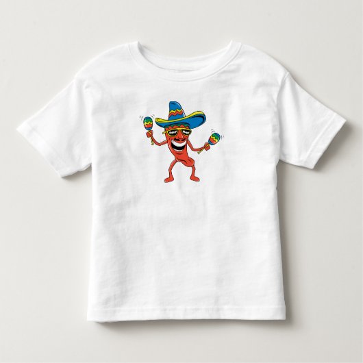 Funny Mexicaans Kinder Shirts (Voorkant)