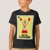 Funny Mexican Boxing Design - El Boxeador T-shirt (Voorkant)