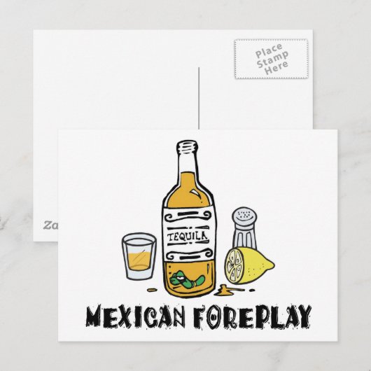 Funny Mexican Briefkaart (Voorkant / Achterkant)