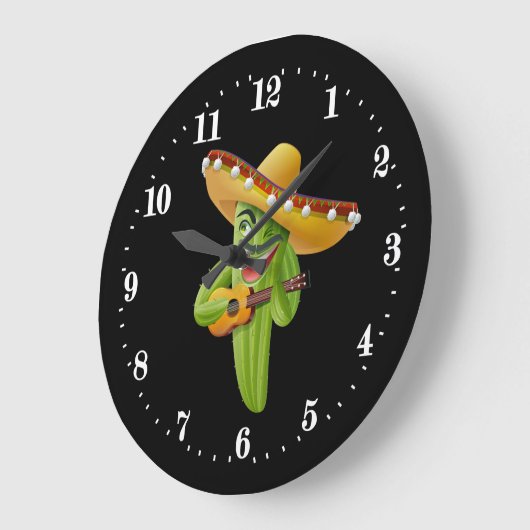 Funny Mexican cactus decor Grote Klok (Hoek)