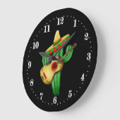 Funny Mexican cactus decor Grote Klok (Hoek)