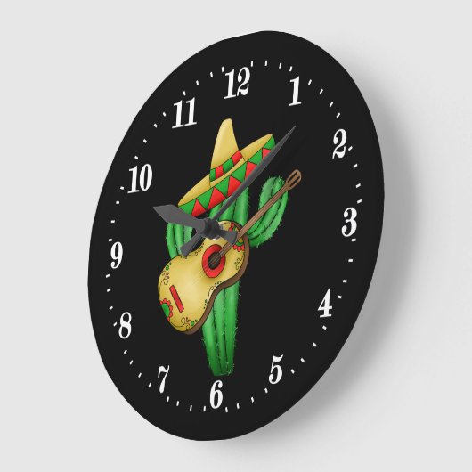 Funny Mexican cactus decor Grote Klok (Hoek)